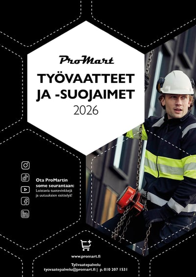 Työvaateet ja -suojaimet 2026-kansi